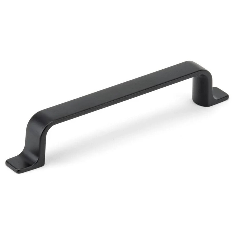 Contemporary Pull, 5-1/16" Center-to-Center, Matte Black